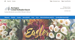 Desktop Screenshot of barringtonumc.com