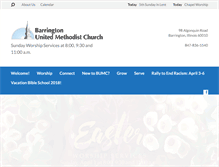 Tablet Screenshot of barringtonumc.com